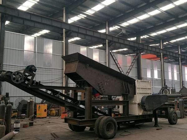 西藏無塵移動破碎機建筑垃圾